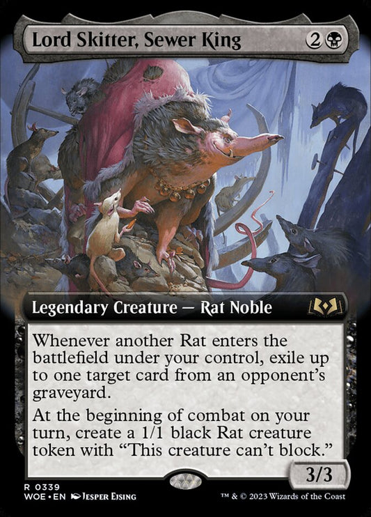 Lord Skitter, Sewer King front