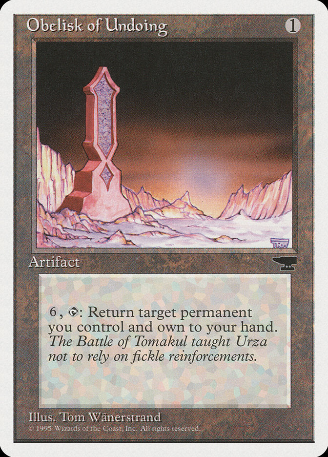 Obelisk of Undoing front
