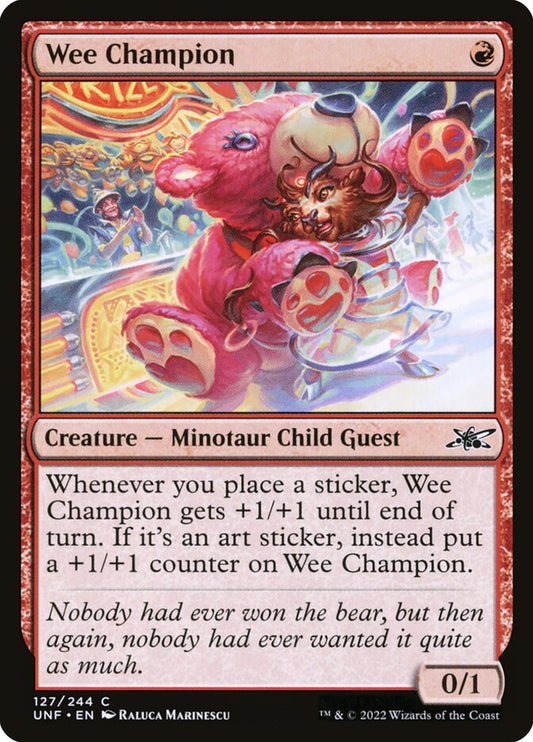 Wee Champion front