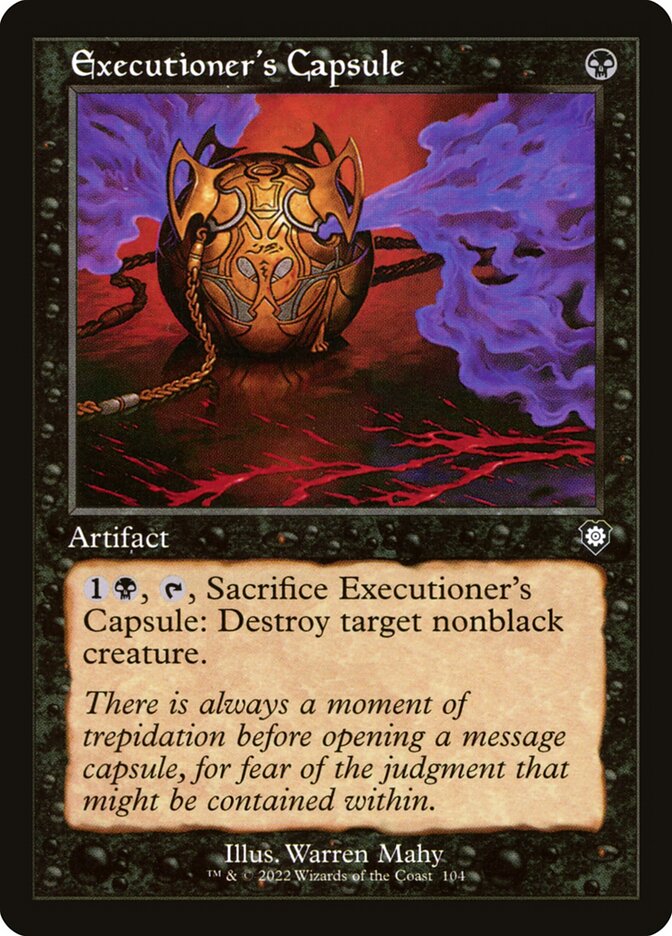 Executioner's Capsule front