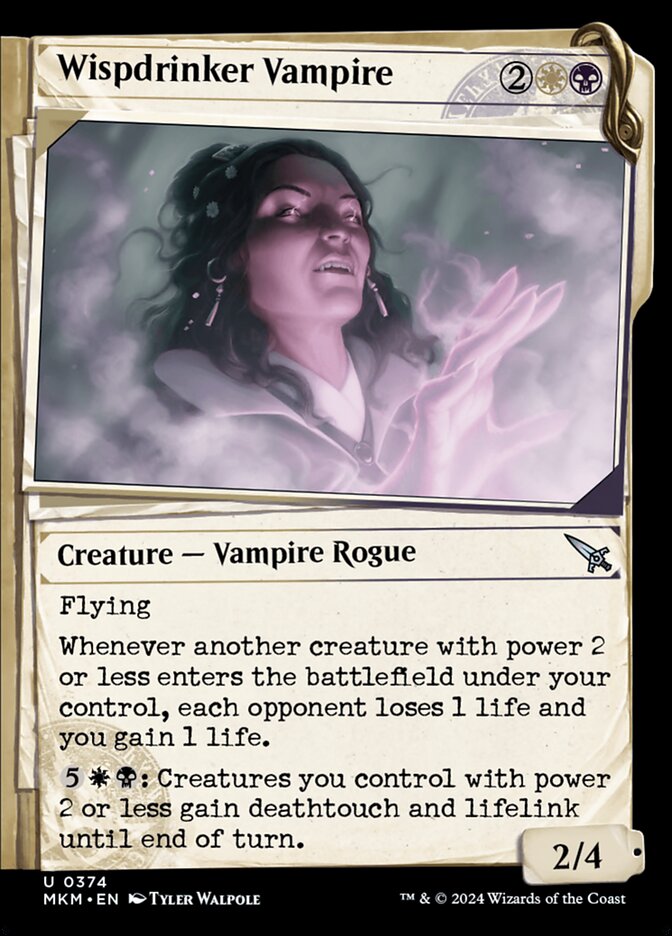 Wispdrinker Vampire front