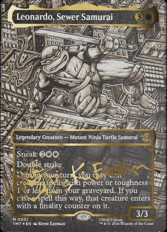 Leonardo, Sewer Samurai front