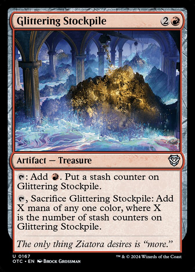 Glittering Stockpile front