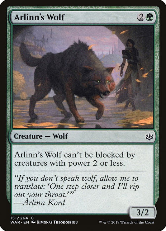 Arlinn's Wolf front