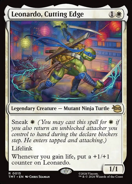 Leonardo, Cutting Edge front