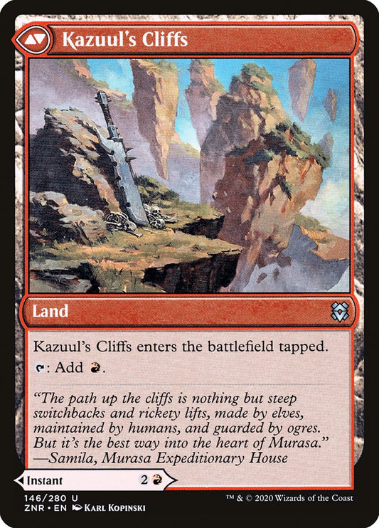 Kazuul's Fury // Kazuul's Cliffs back