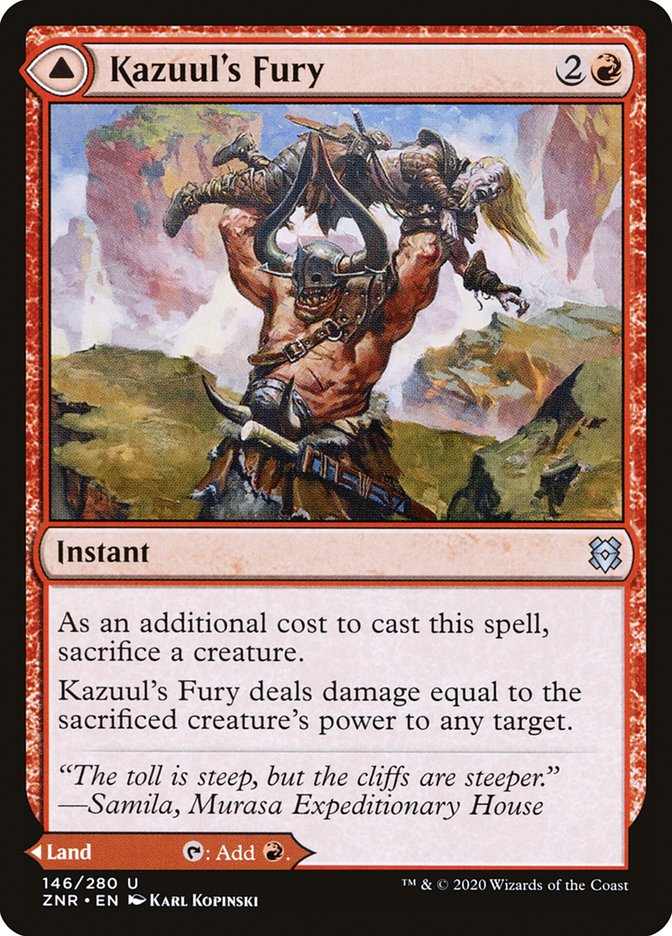 Kazuul's Fury // Kazuul's Cliffs front