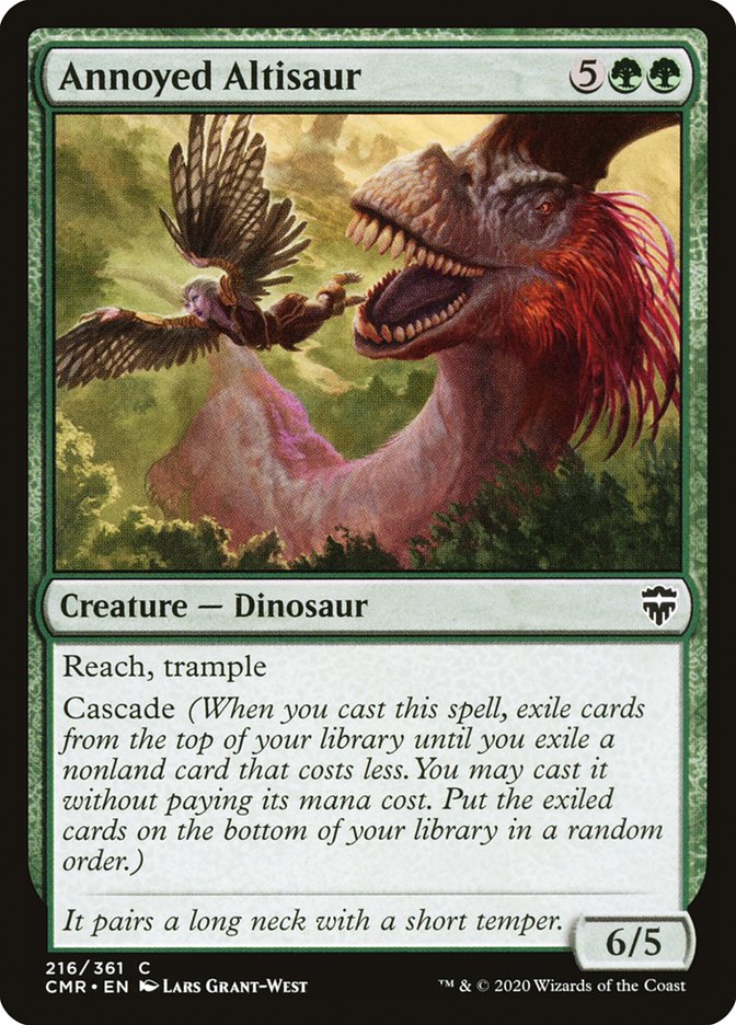 Annoyed Altisaur front