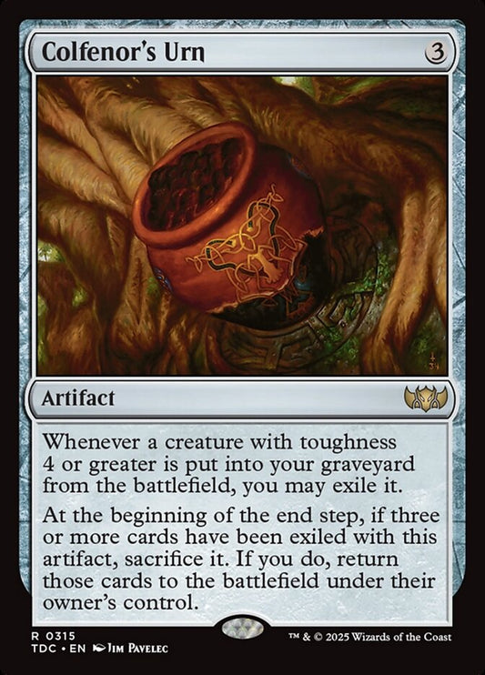 Colfenor's Urn front
