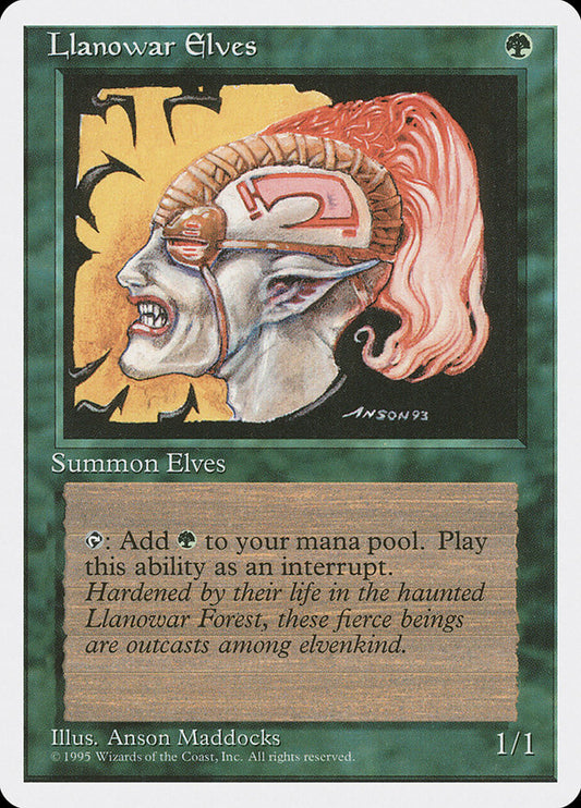 Llanowar Elves front