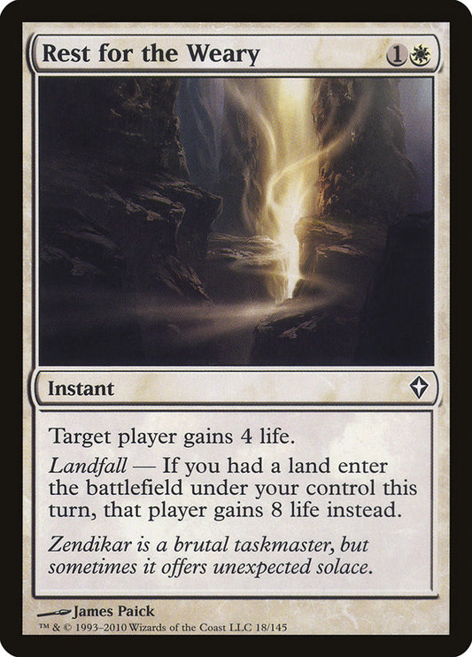 Rest for the Weary front