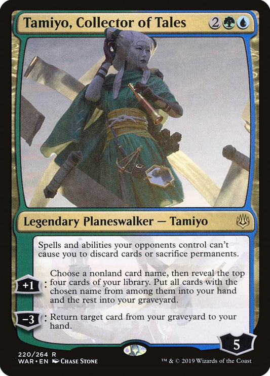 Tamiyo, Collector of Tales front