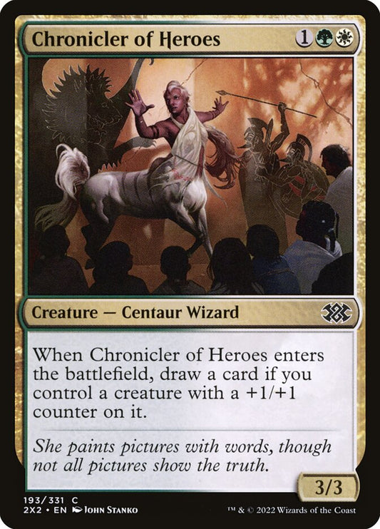 Chronicler of Heroes front