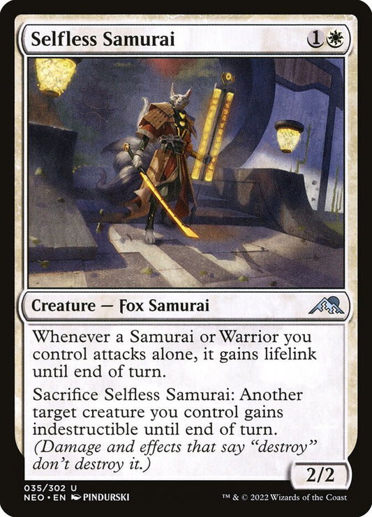 Selfless Samurai front