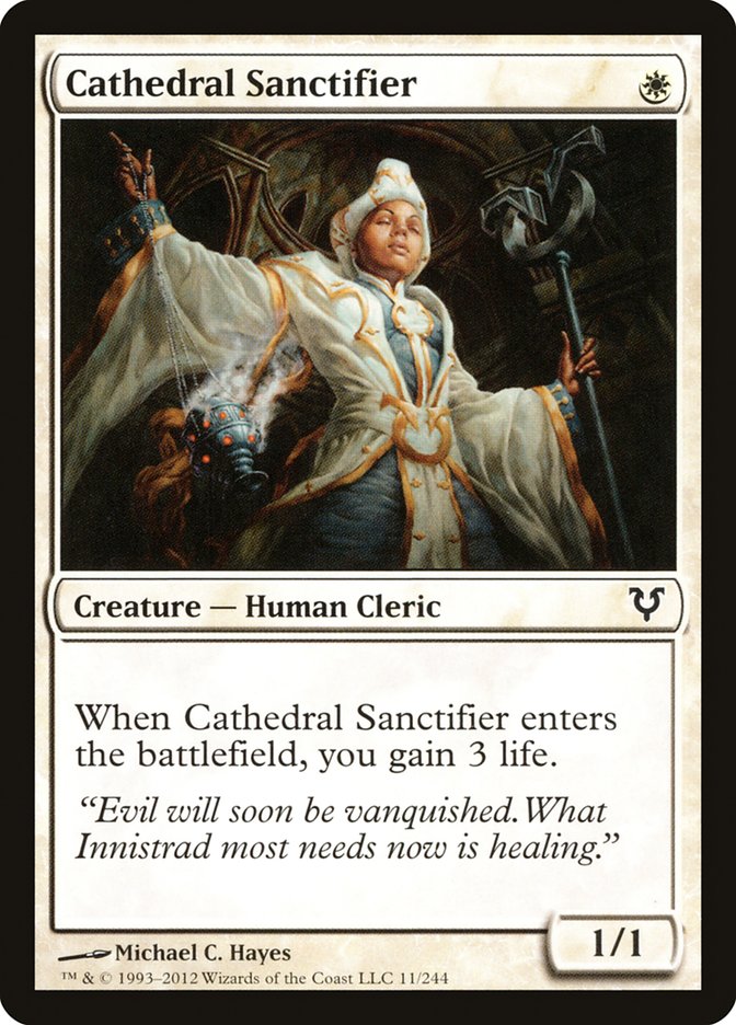 Cathedral Sanctifier front