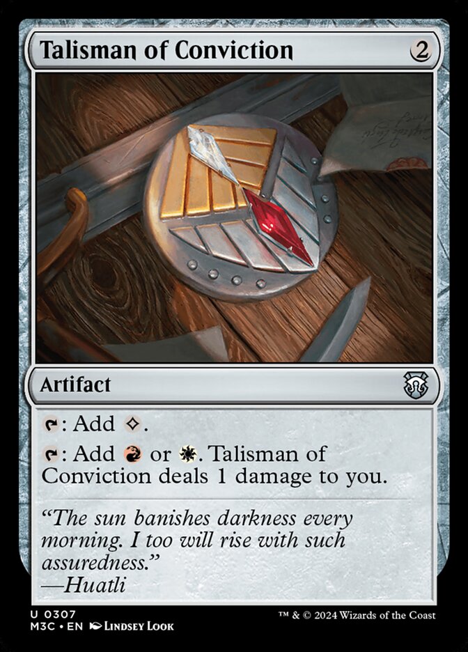 Talisman of Conviction front