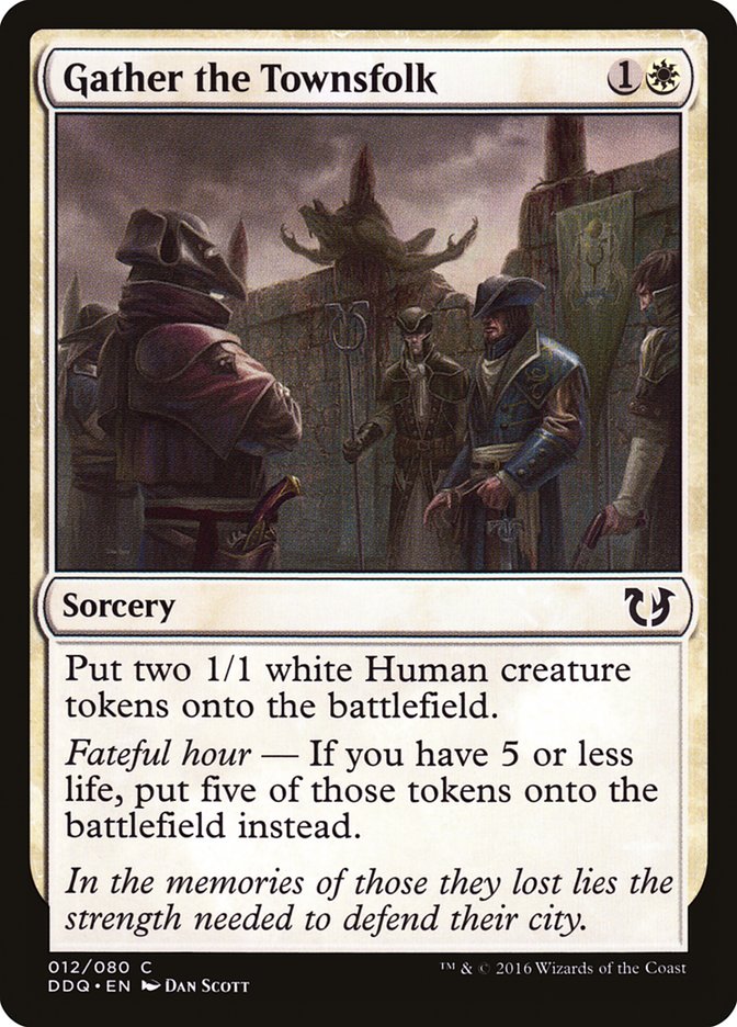 Gather the Townsfolk front