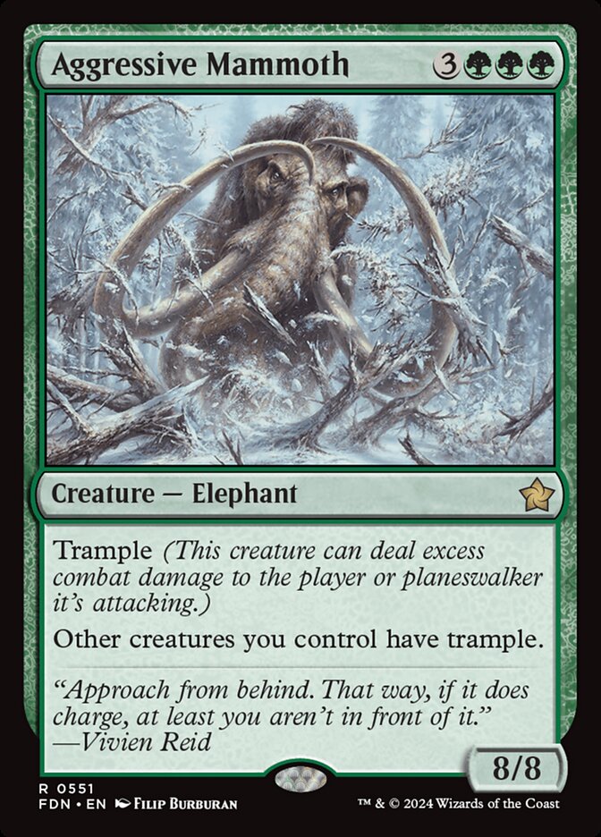 Aggressive Mammoth front