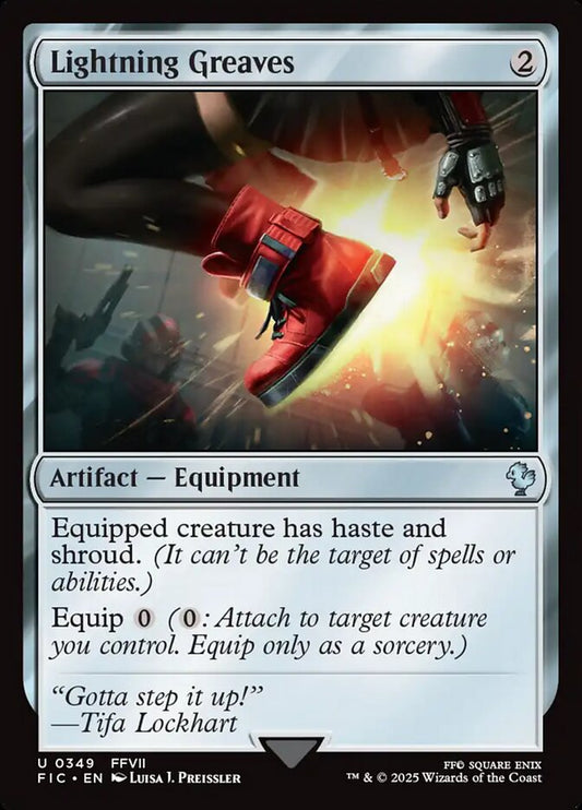 Lightning Greaves front
