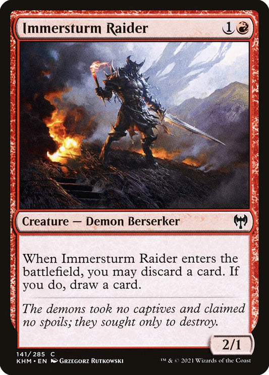 Immersturm Raider front