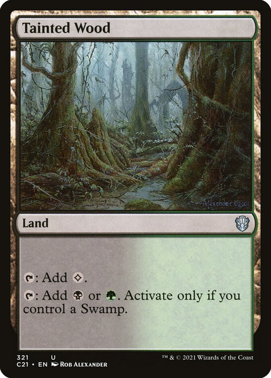 Tainted Wood front