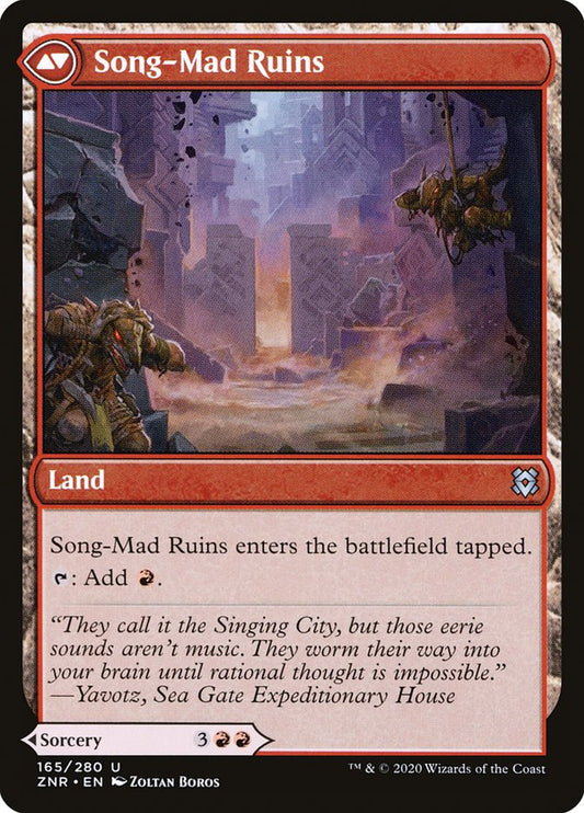 Song-Mad Treachery // Song-Mad Ruins back