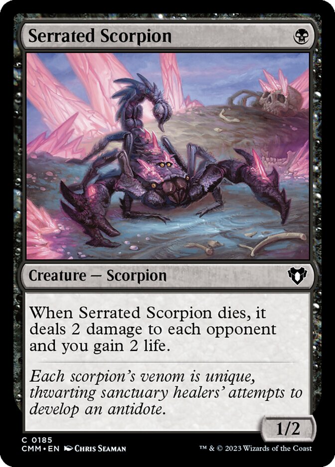 Serrated Scorpion front