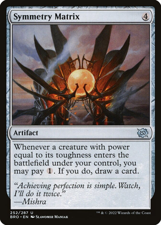 Symmetry Matrix front