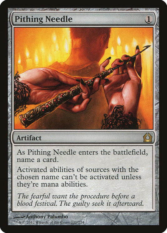 Pithing Needle front