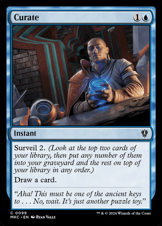 Curate front