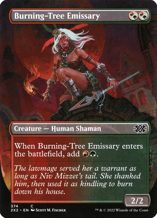 Burning-Tree Emissary front
