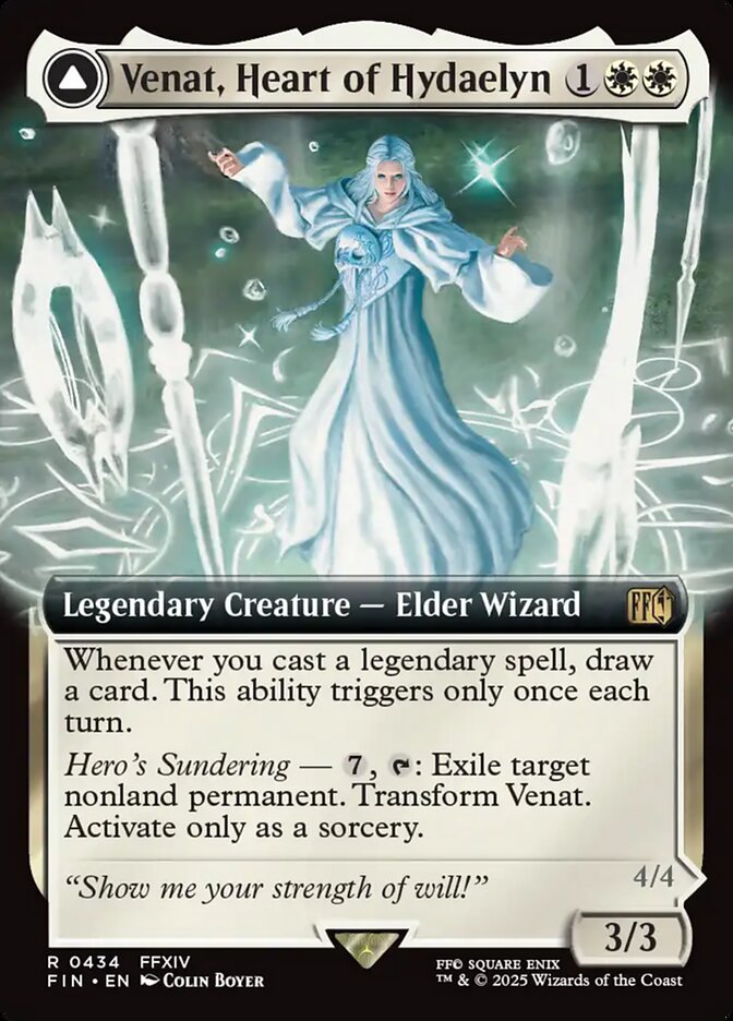 Venat, Heart of Hydaelyn // Hydaelyn, the Mothercrystal front
