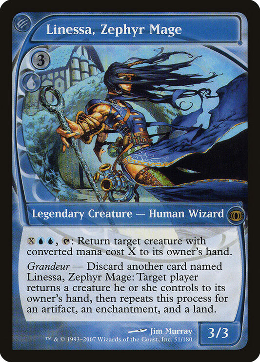 Linessa, Zephyr Mage front