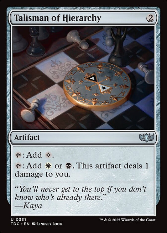 Talisman of Hierarchy front