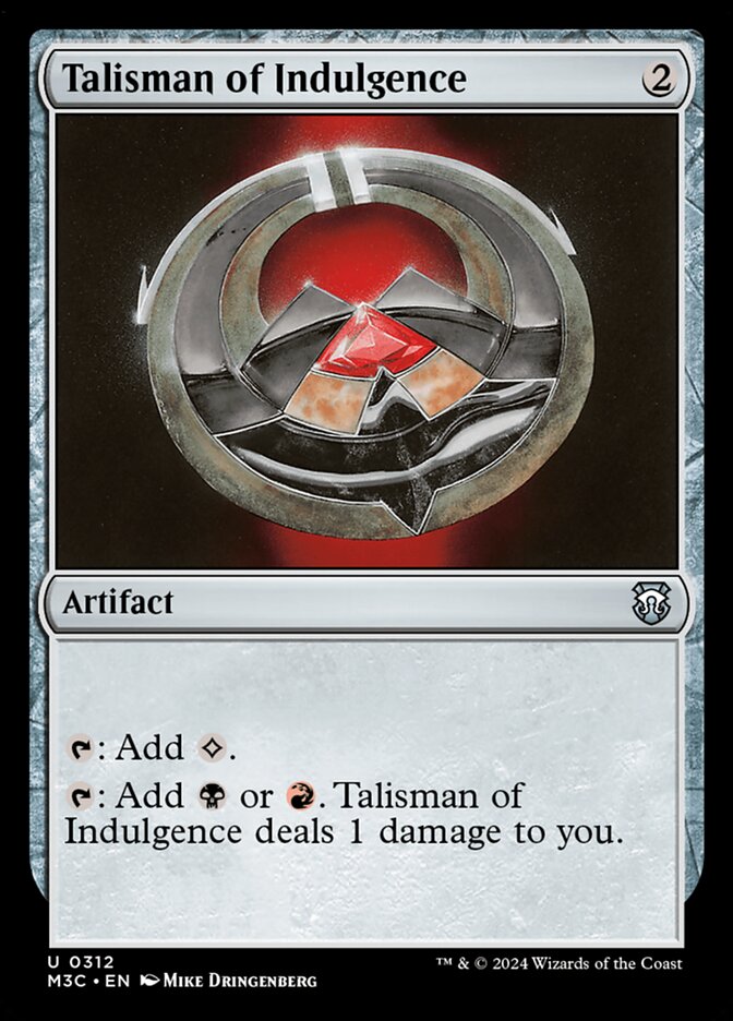 Talisman of Indulgence front