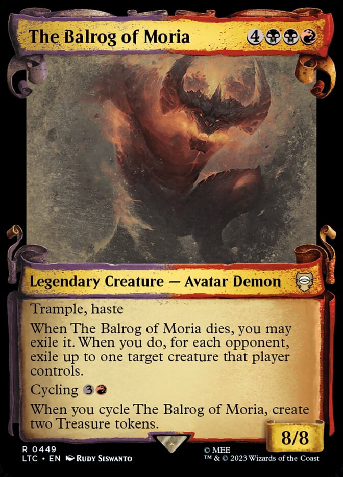 The Balrog of Moria front