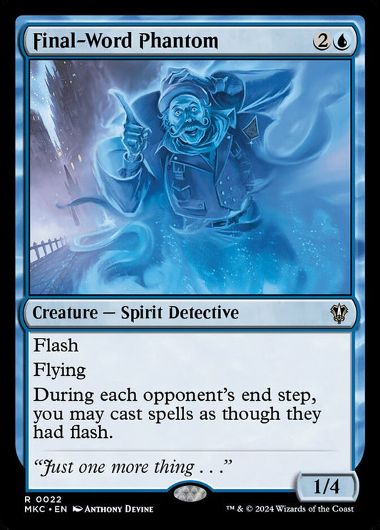 Final-Word Phantom front