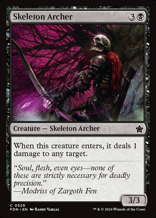 Skeleton Archer front