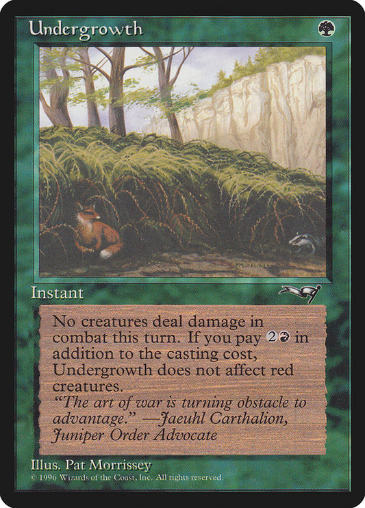 Undergrowth front