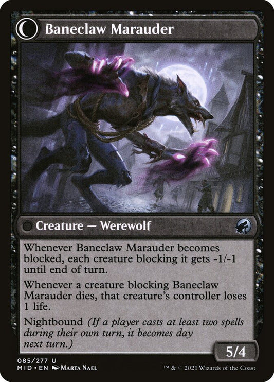 Baneblade Scoundrel // Baneclaw Marauder back