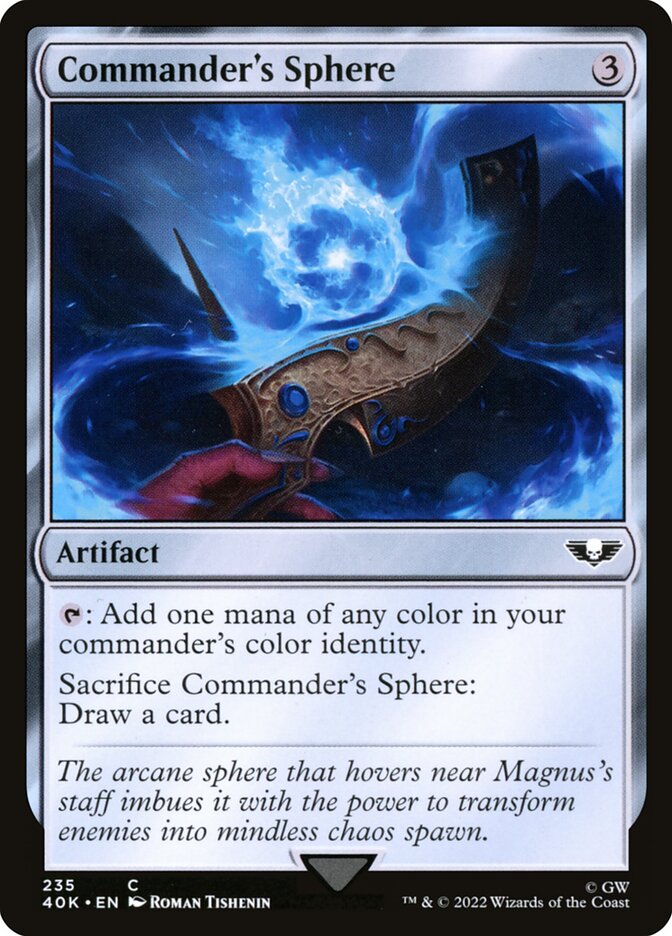 Commander's Sphere front