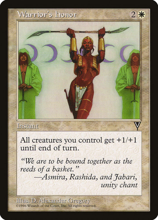 Warrior's Honor front