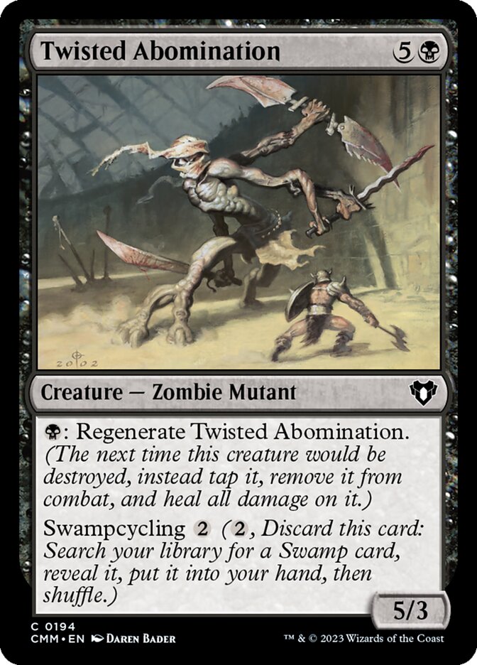 Twisted Abomination front