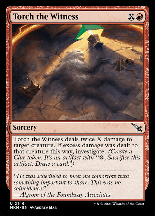 Torch the Witness front