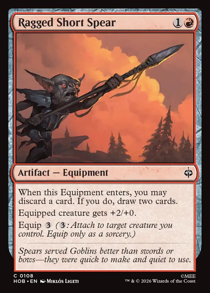 Ragged Short Spear front