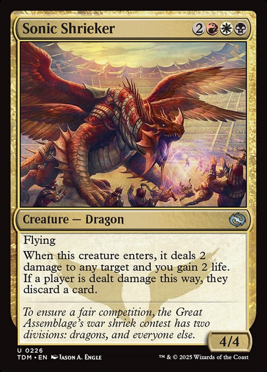 Sonic Shrieker front