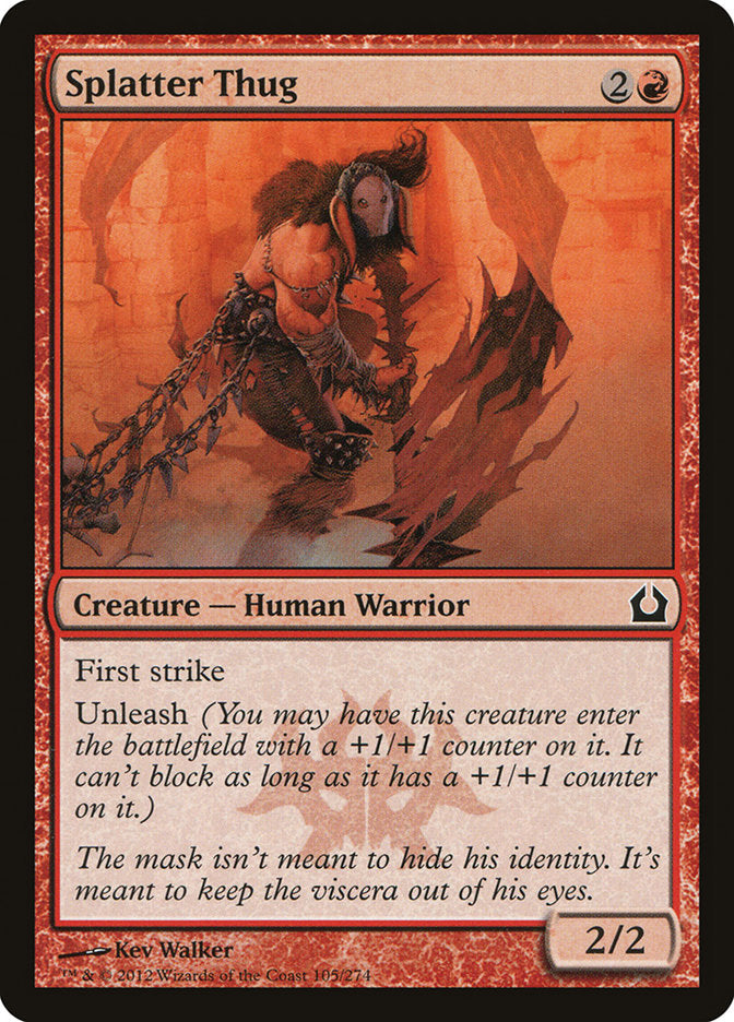 Splatter Thug front