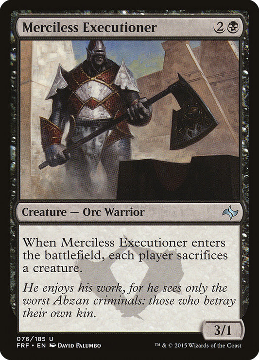 Merciless Executioner front