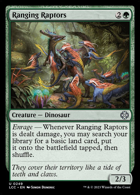 Ranging Raptors front