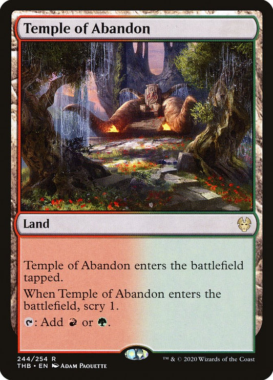 Temple of Abandon front